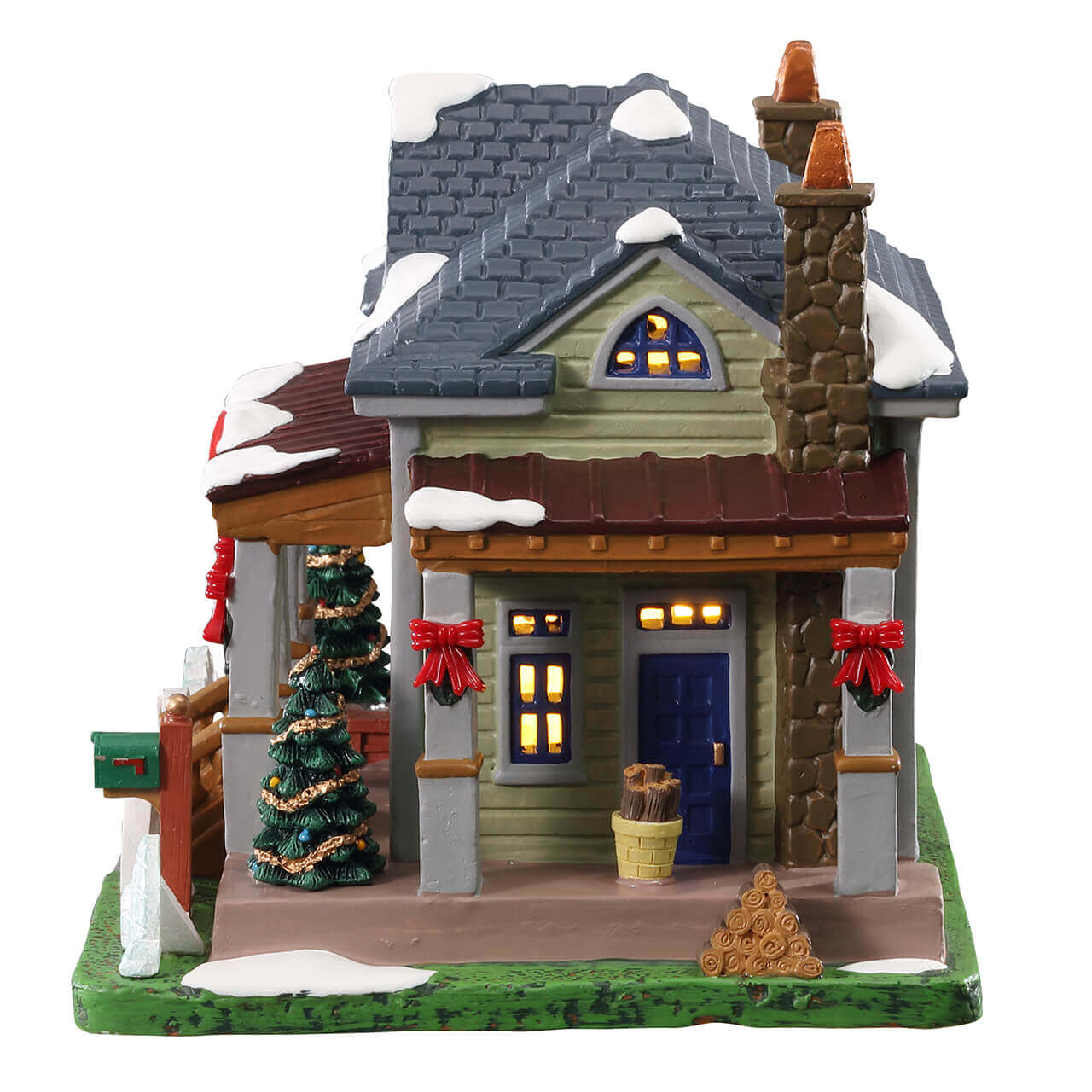 lemax-the-inviting-porch-home-maison-de-no-l-illumin-e-avec-porche image 3