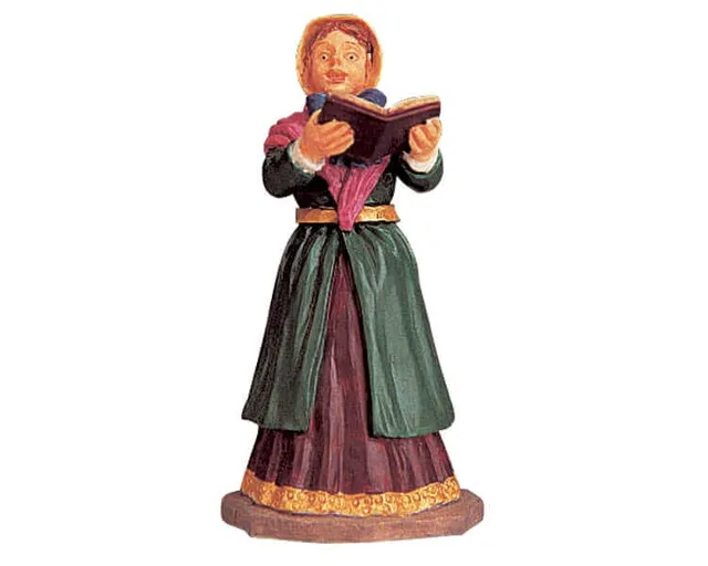 lemax-caroller-woman-figurine-chanteuse-de-no-l image 1
