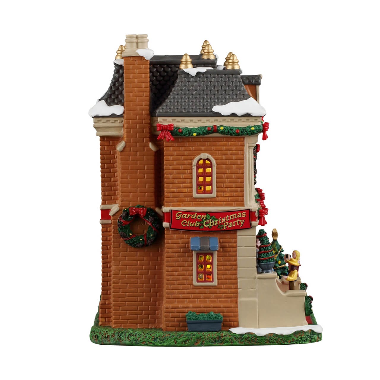 lemax-garden-club-christmas-party-b-timent-caddington-lumineux image 2