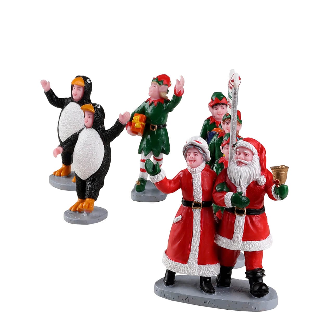 lemax-santa-s-elf-parade-figurine-parade-de-no-l-caddington-village image 3