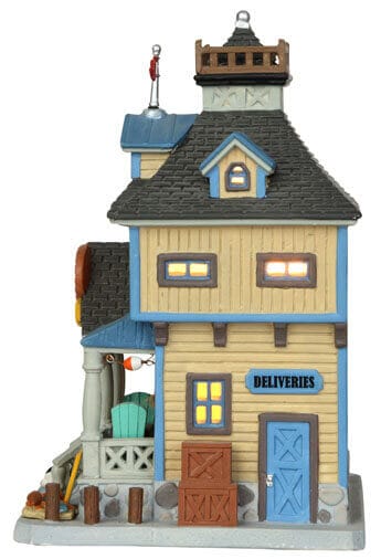 lemax-the-fish-merchant-village-miniature-lumineux image 3