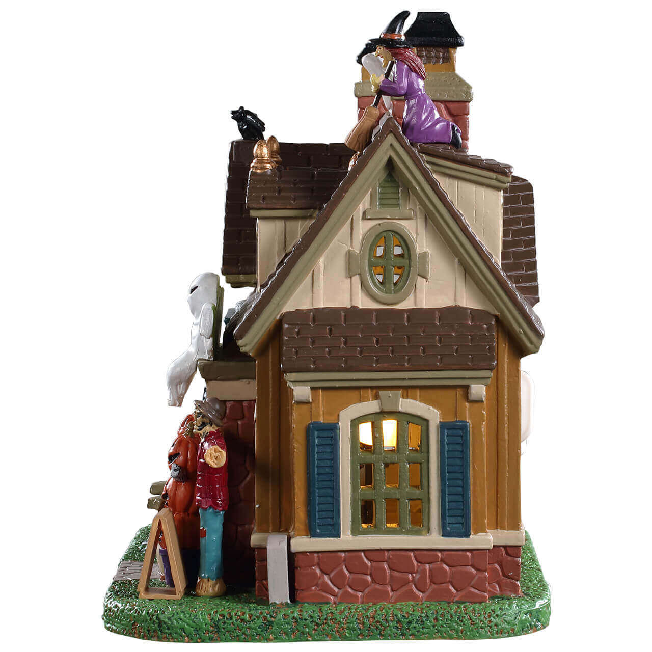 lemax-spooky-winner-maison-hant-e-lumineuse-spooky-town-halloween image 2