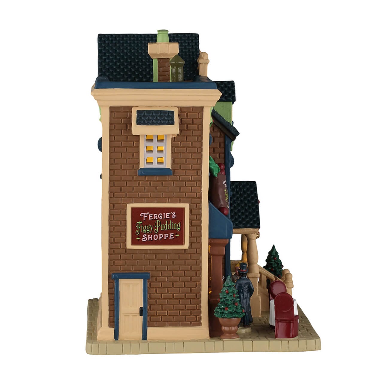 lemax-fergie-s-figgy-pudding-shoppe-boulangerie-miniature-caddington image 2