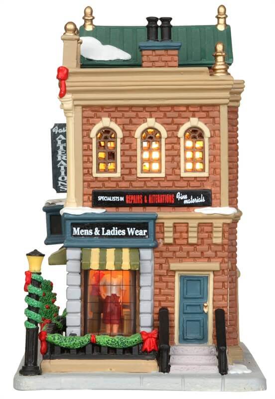 lemax-king-hall-tailor-maison-miniature-lumineuse-tailleur-village-de-no-l image 3