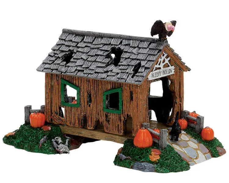 lemax-spooky-bridge-pont-village-spooky-town image 1