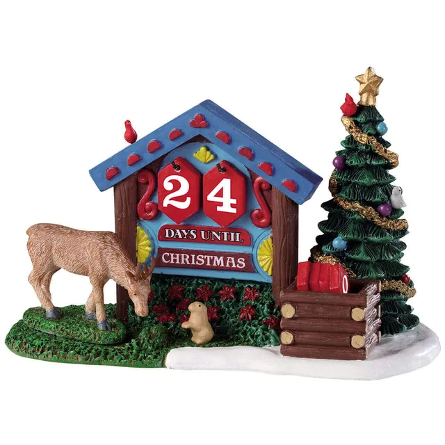lemax-woodland-countdown-d-cor-compte-rebours-for-t-village-de-no-l image 1