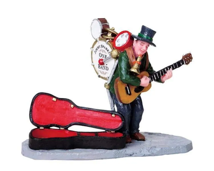 lemax-one-man-band-figurine-musicien-miniature image 1