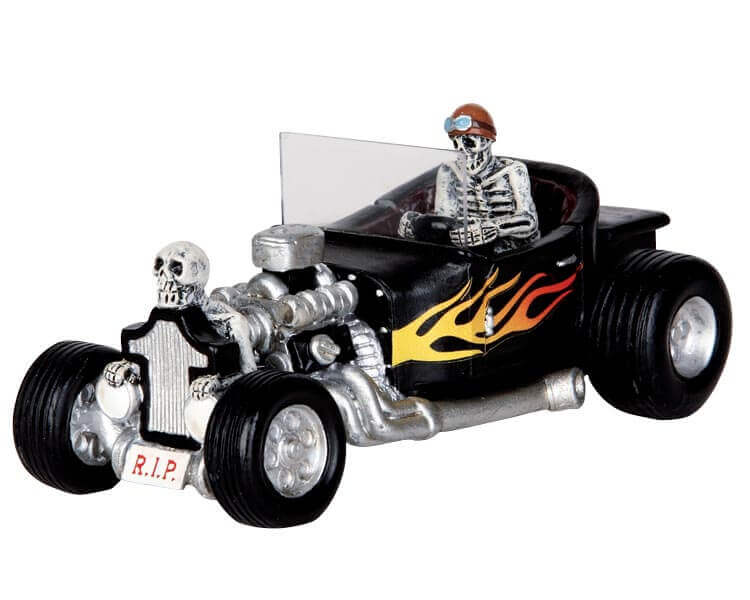 lemax-spooky-town-hot-rod-voiture-custom-halloween image 1