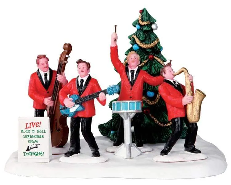 lemax-rockin-around-the-christmas-tree-figurine-miniature-de-no-l image 1