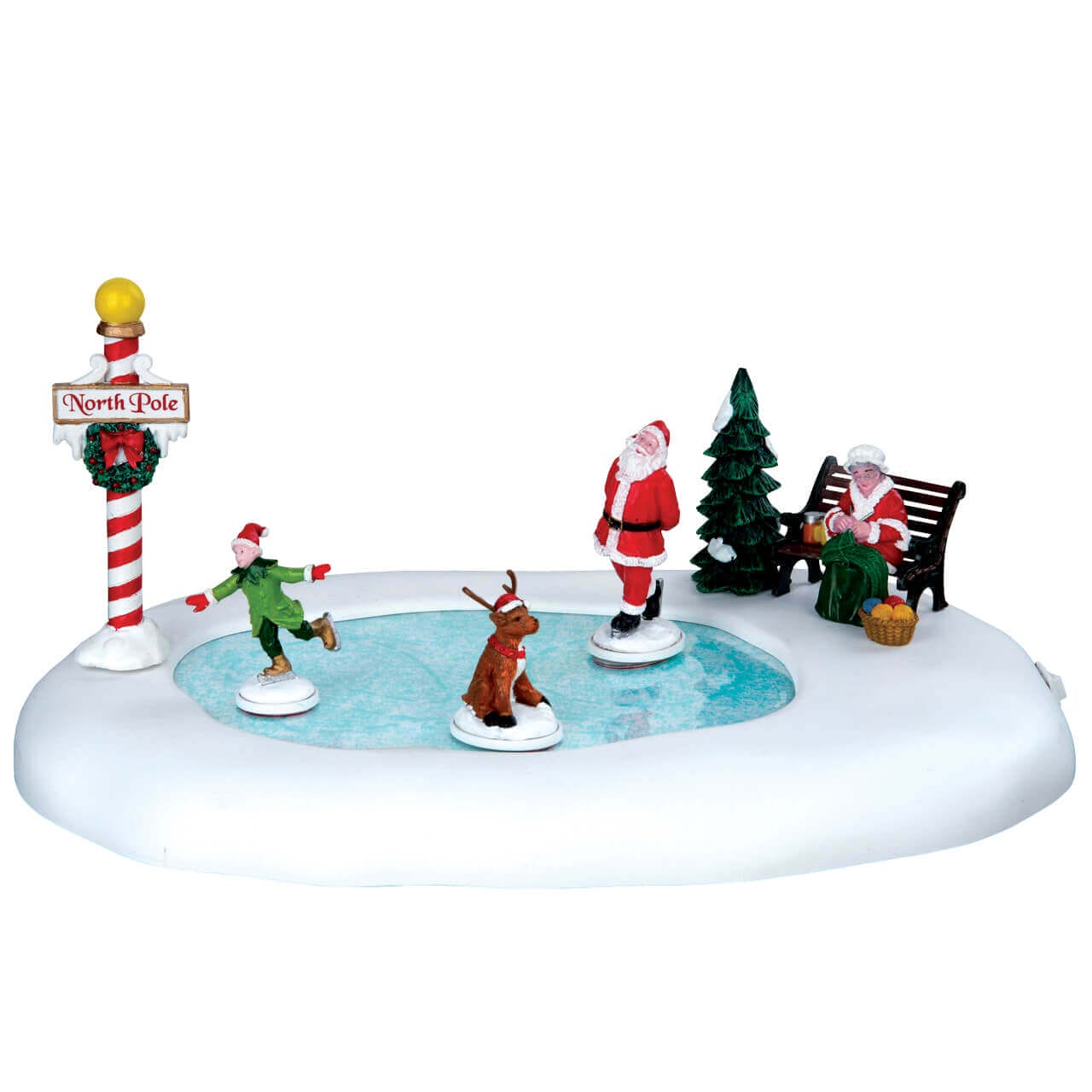lemax-north-pole-ice-follies-patineurs-sur-glace-miniatures image 1