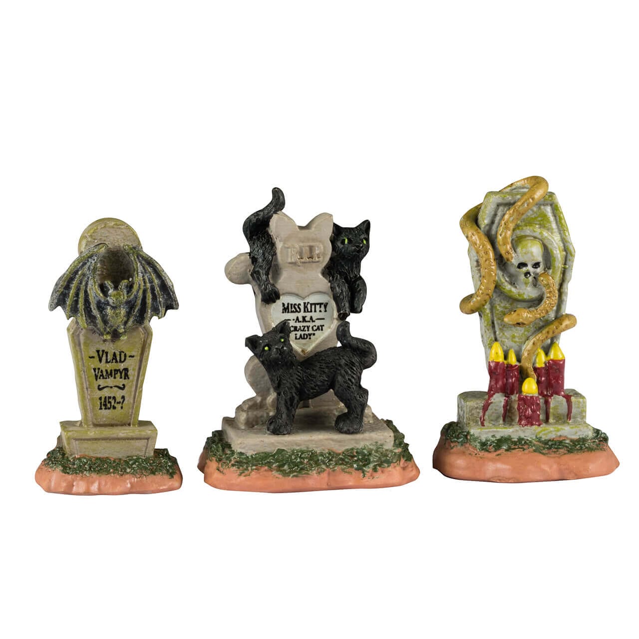 lemax-spooky-town-headstones-cimeti-re-miniature-halloween image 2
