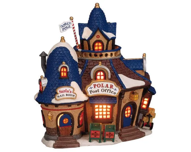 lemax-polar-post-office-b-timent-miniature-village-de-no-l image 1