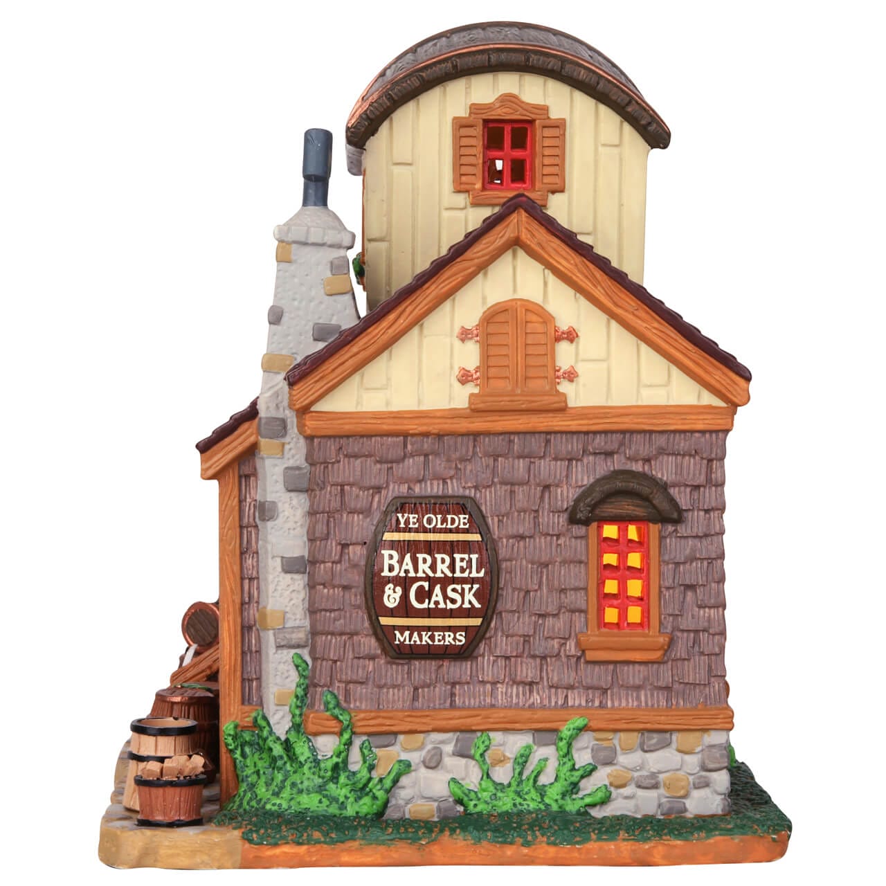 lemax-ye-olde-barrel-cask-makers-b-timent-lumineux image 2