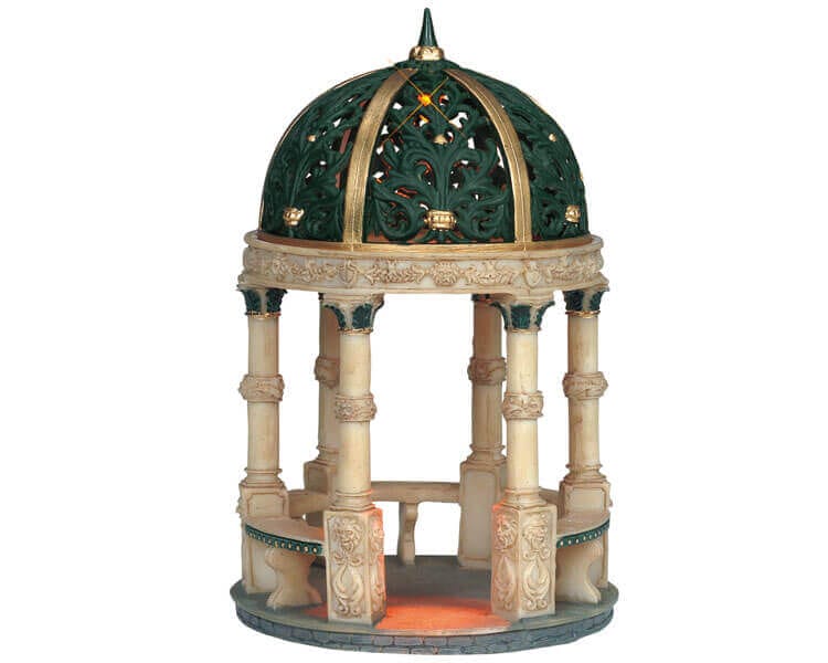 lemax-lighted-grand-gazebo-kiosque-lumineux-miniature image 2