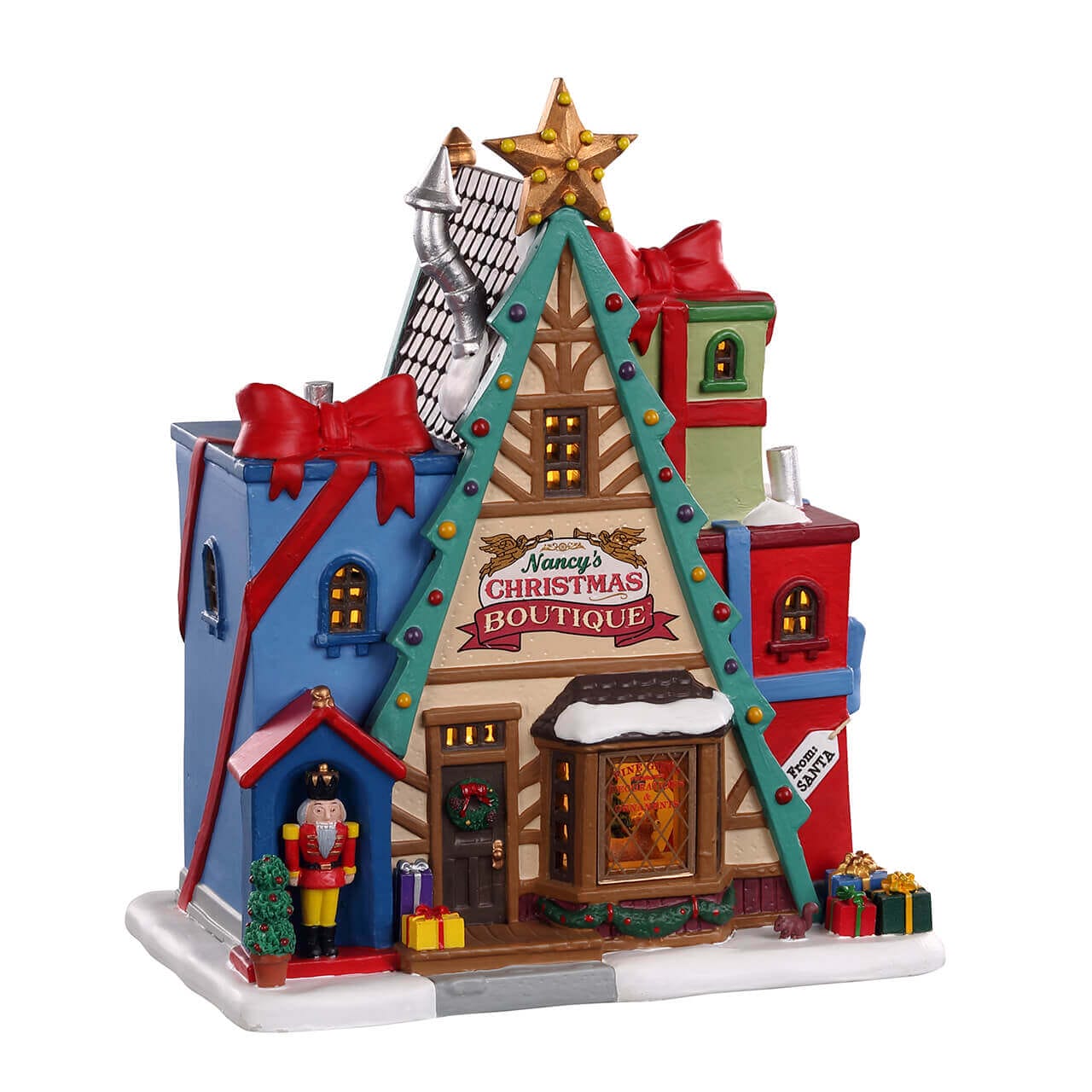 lemax-caddington-nancy-s-christmas-boutique-boutique-de-no-l-miniature-lumineuse image 1