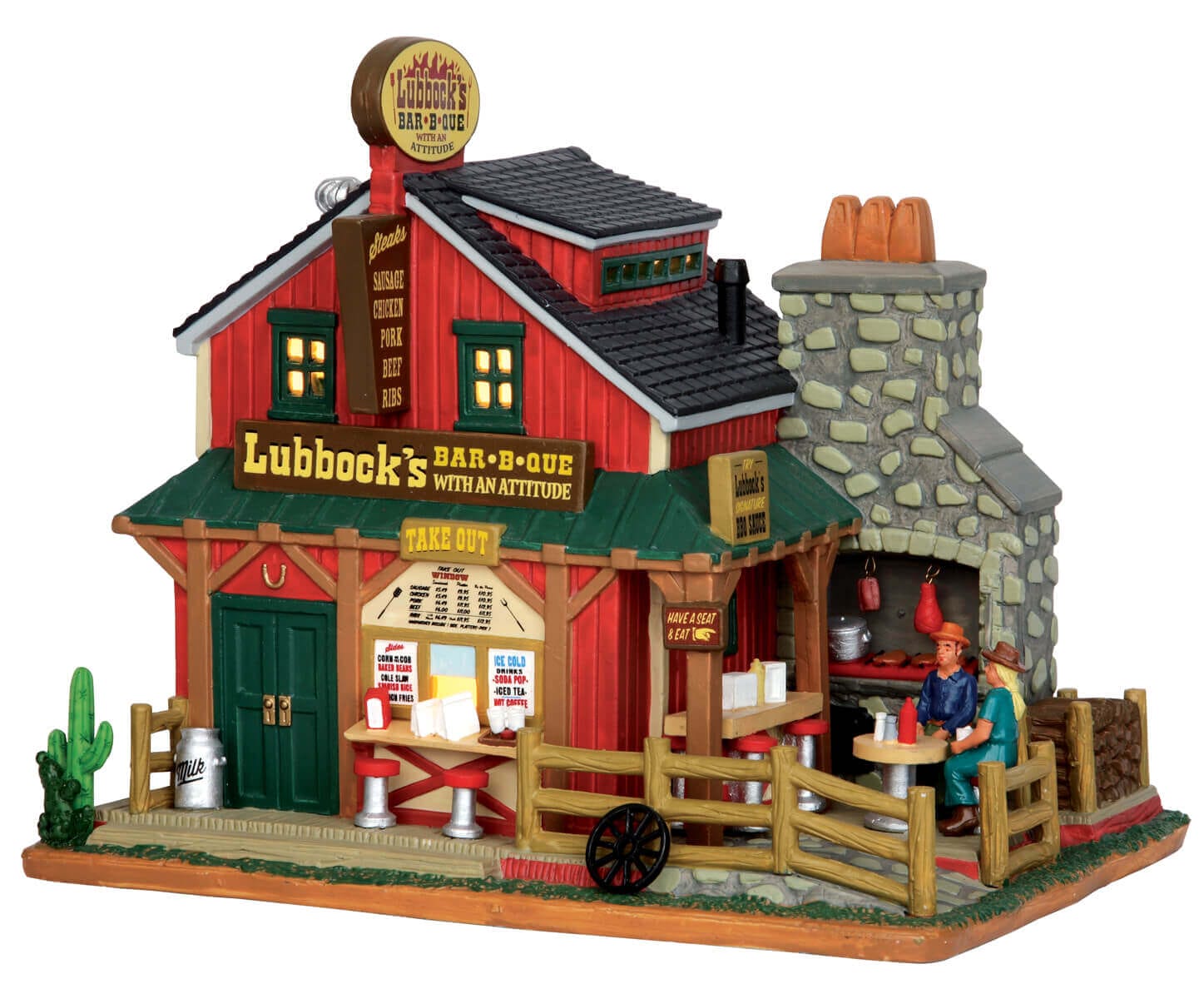 lemax-lubbock-s-bbq-b-timent-village-lumineux image 1