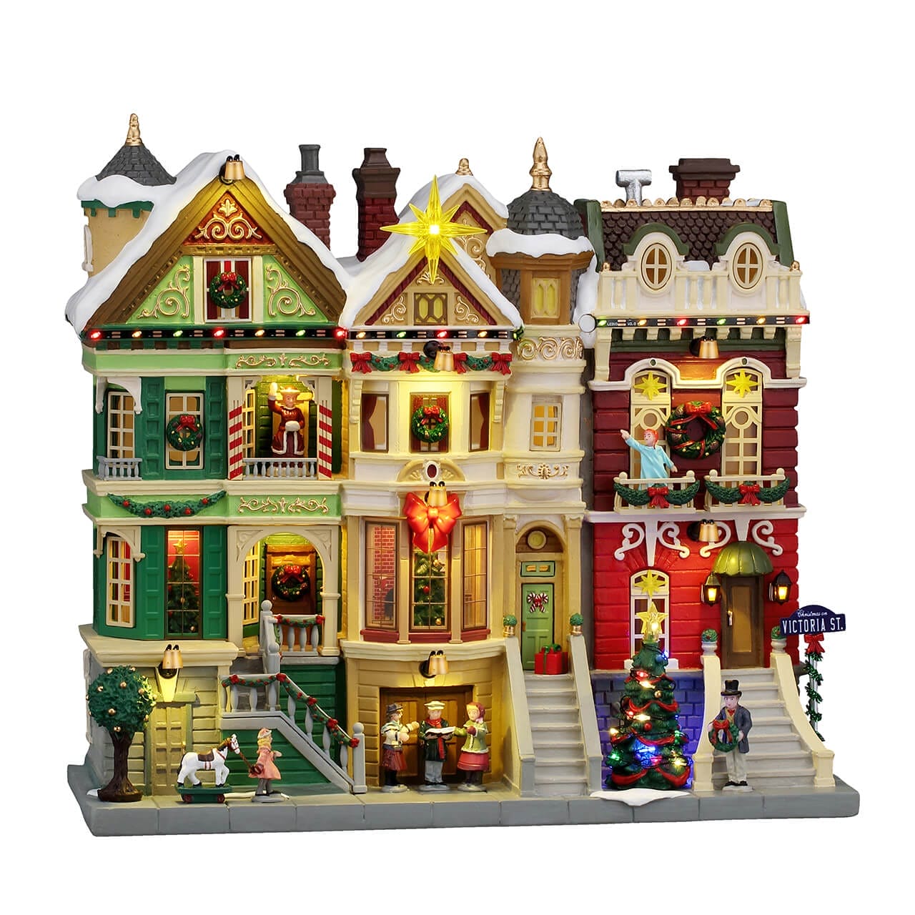 lemax-christmas-on-victoria-street-fa-ade-rue-de-no-l-caddington image 1
