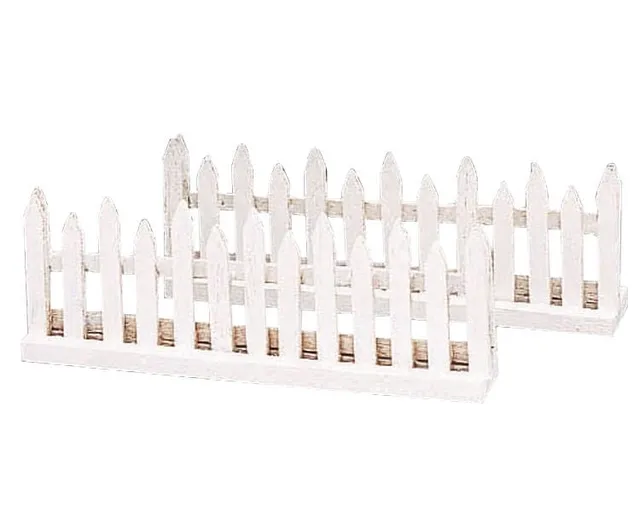 lemax-wooden-fence-cl-ture-bois-miniature-village image 1