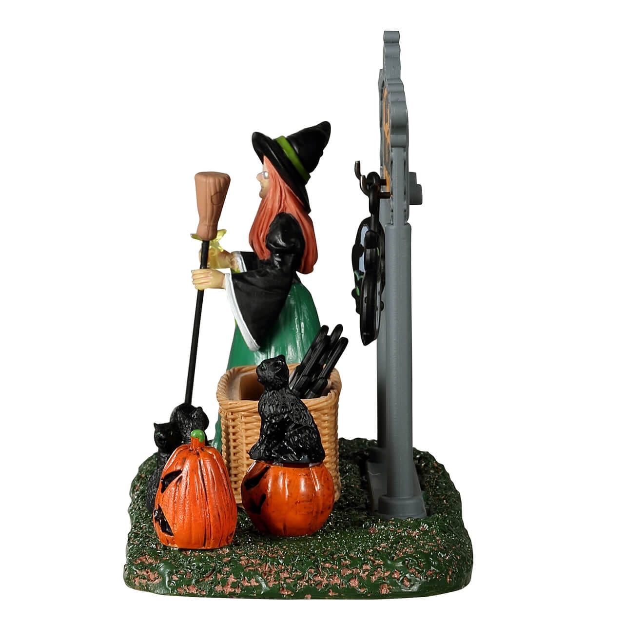 lemax-black-cat-countdown-compte-rebours-halloween-spooky-town image 3