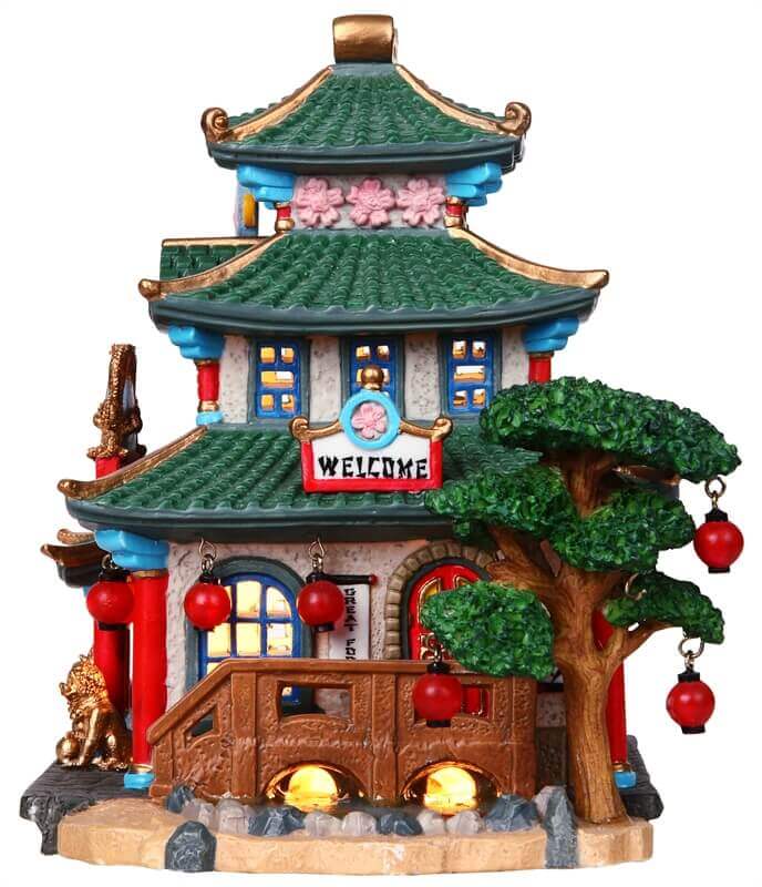 lemax-cherry-blossom-chinese-restaurant-maison-lumineuse-village image 2