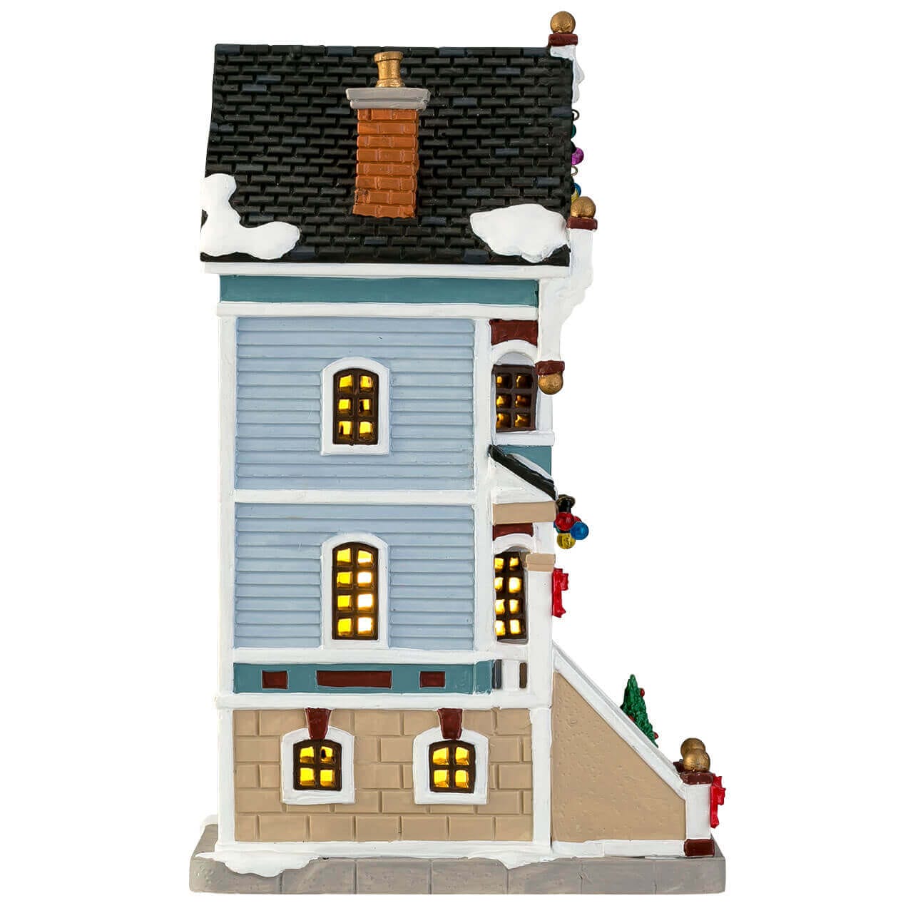 lemax-powell-residence-maison-miniature-lumineuse-village-de-no-l image 3