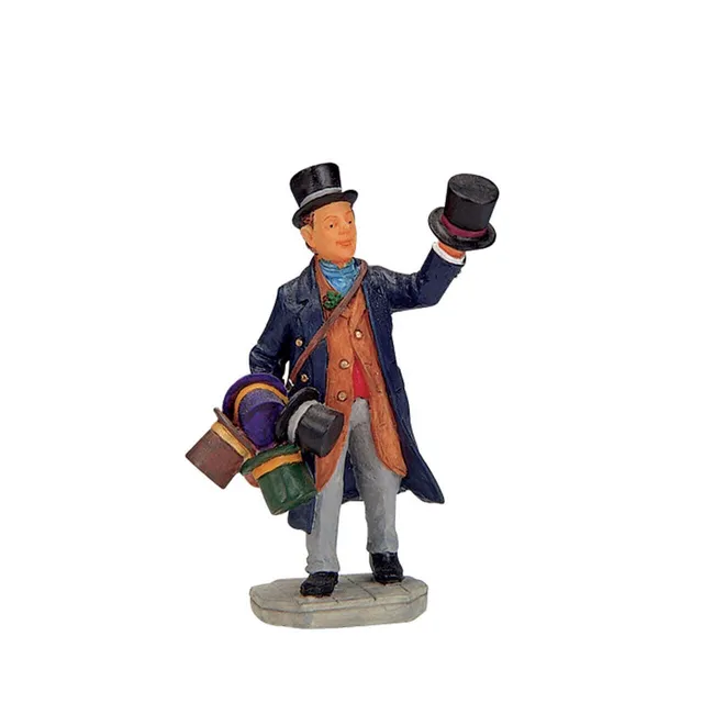 lemax-top-hat-peddler-figurine-vendeur-au-chapeau-haut image 1