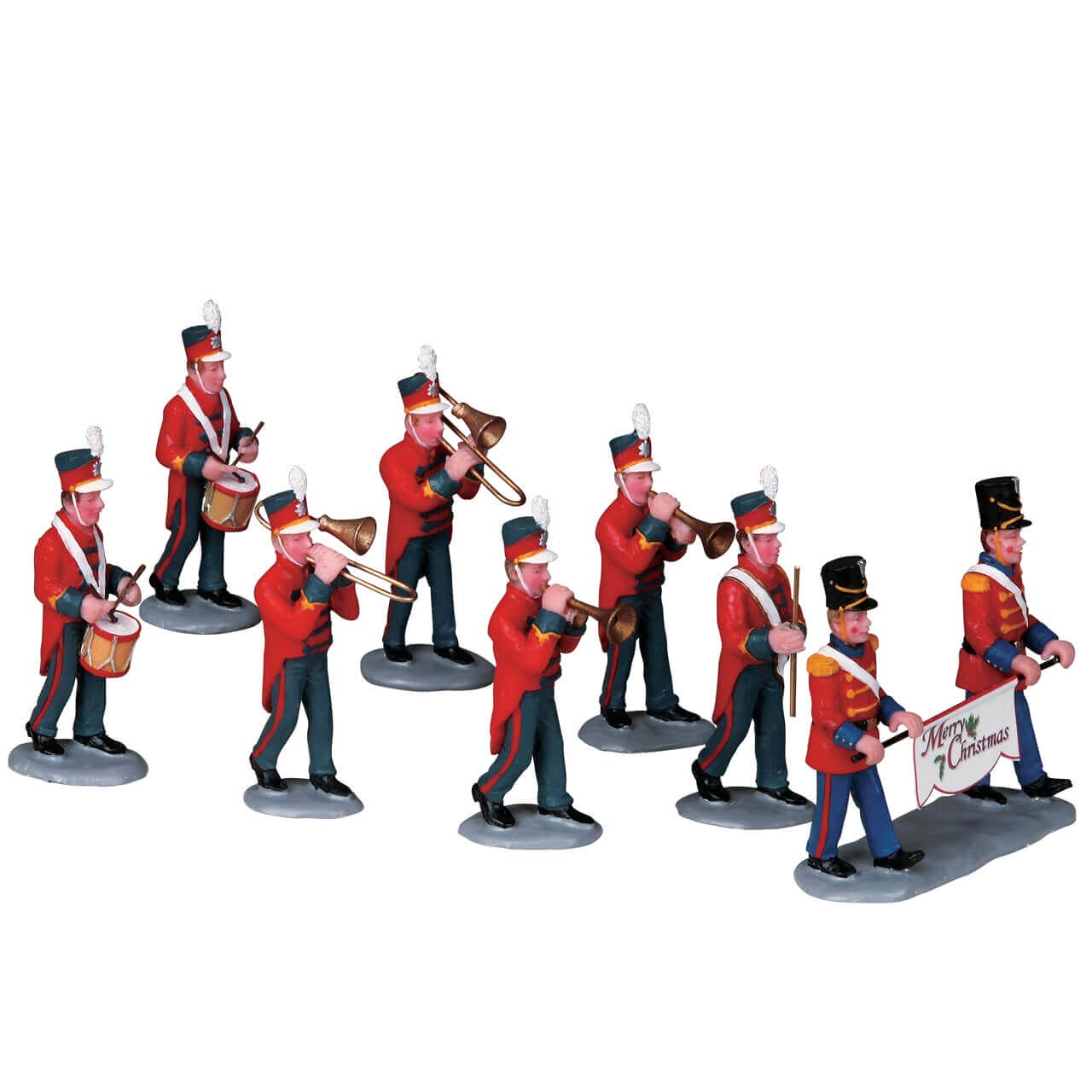 lemax-christmas-parade-marching-band-set-de-8-figurines-fanfare-de-no-l image 1