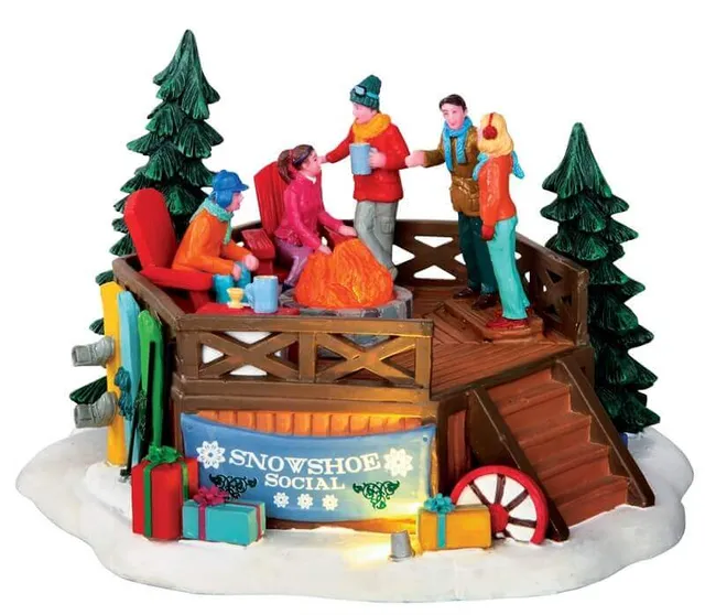 lemax-snowshoe-social-sc-ne-miniature-d-hiver image 1