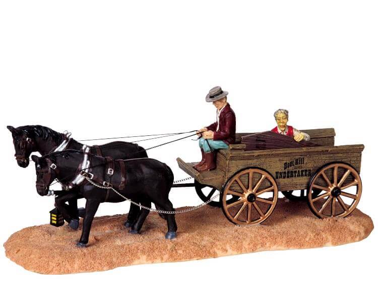 lemax-boot-hill-undertaker-maison-miniature-lumineuse-spooky-town image 1