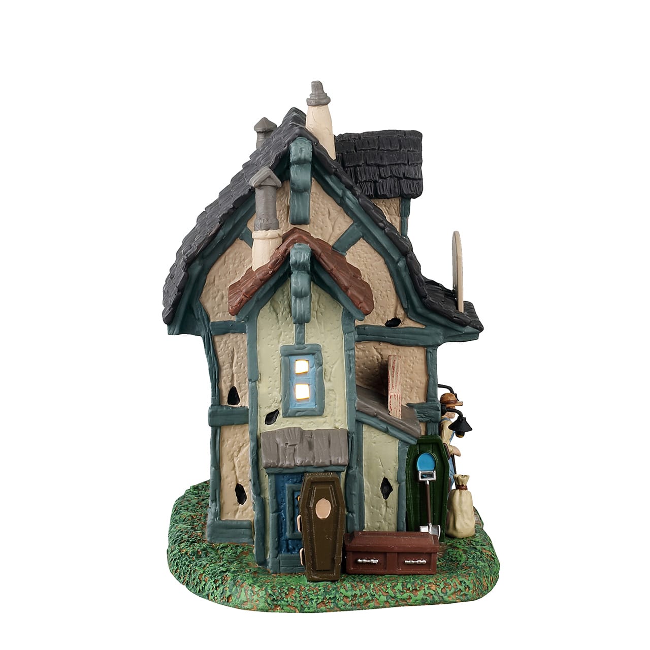 lemax-the-casket-monger-cabane-du-croque-mort-lumineuse-spooky-town image 2