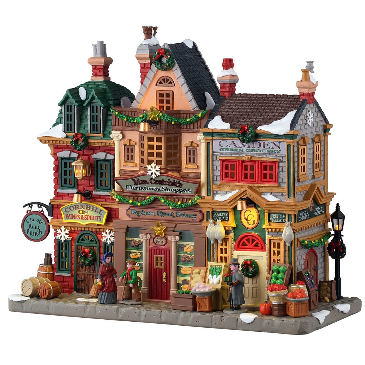 lemax-caddington-mrs-cratchit-s-christmas-shoppes-boutiques-de-no-l-lumineuses image 1
