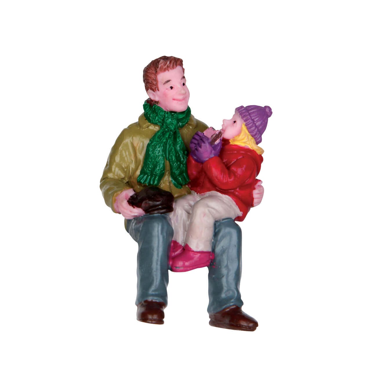 lemax-donuts-with-grandpa-figurine-assise image 2
