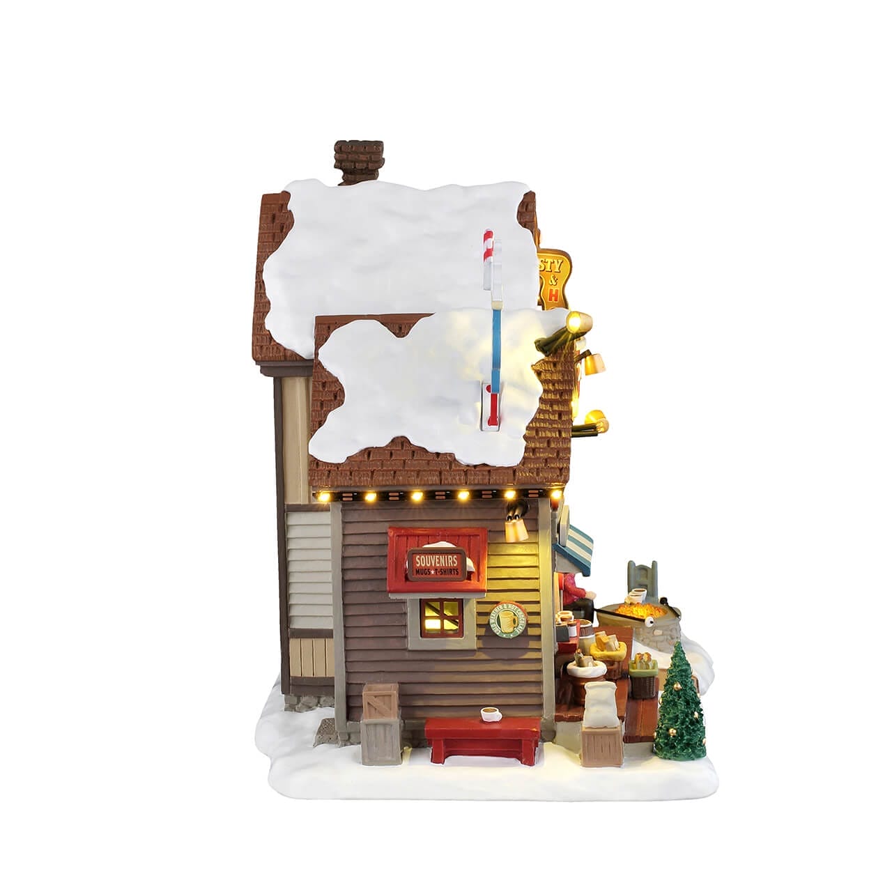 lemax-the-cocoa-shanty-chalet-chocolat-chaud-lumineux image 2