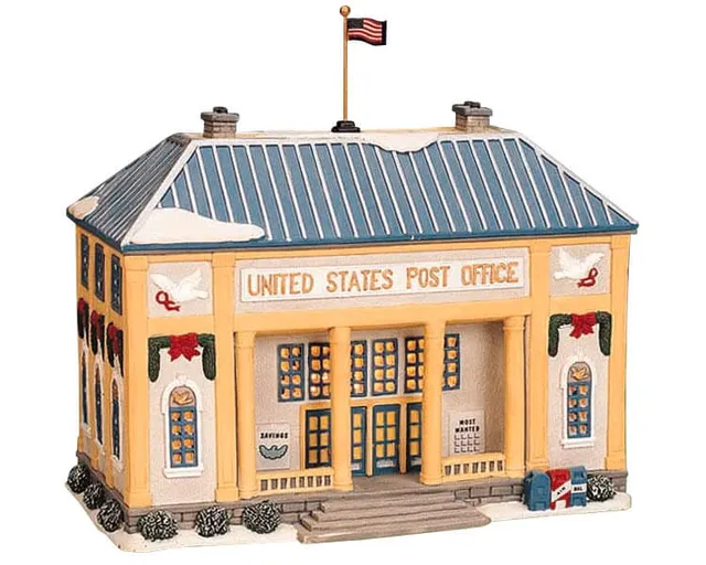 lemax-united-states-post-office-b-timent-miniature-lumineux image 1