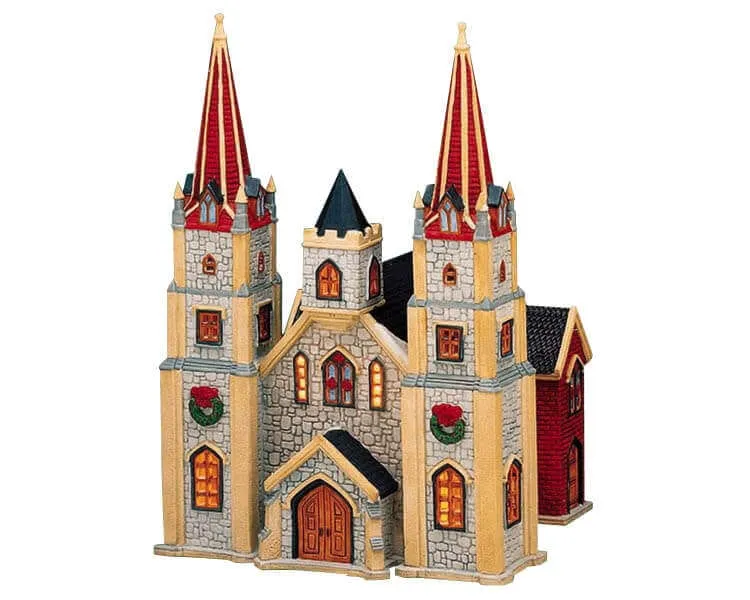 lemax-st-clement-s-church-glise-miniature-lumineuse-de-no-l image 1