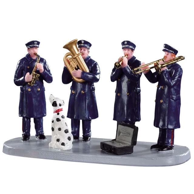 lemax-firehouse-band-figurine-village-de-no-l-caddington image 1