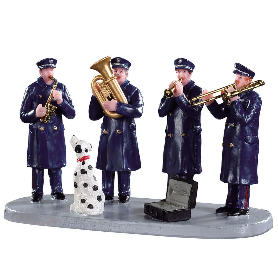 lemax-firehouse-band-figurine-village-de-no-l-caddington image 1