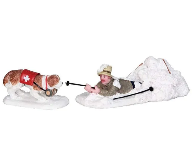 lemax-to-the-rescue-figurine-sc-ne-de-sauvetage-village-de-no-l image 1