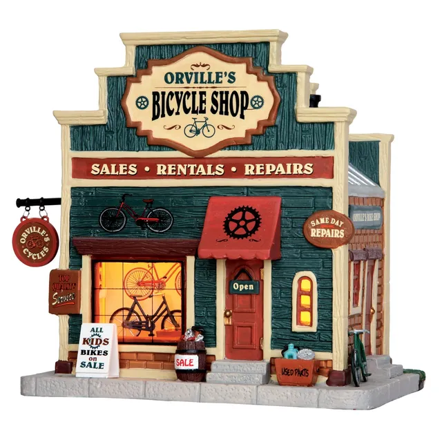 lemax-orville-s-bicycle-shop-magasin-de-v-los-miniature image 1
