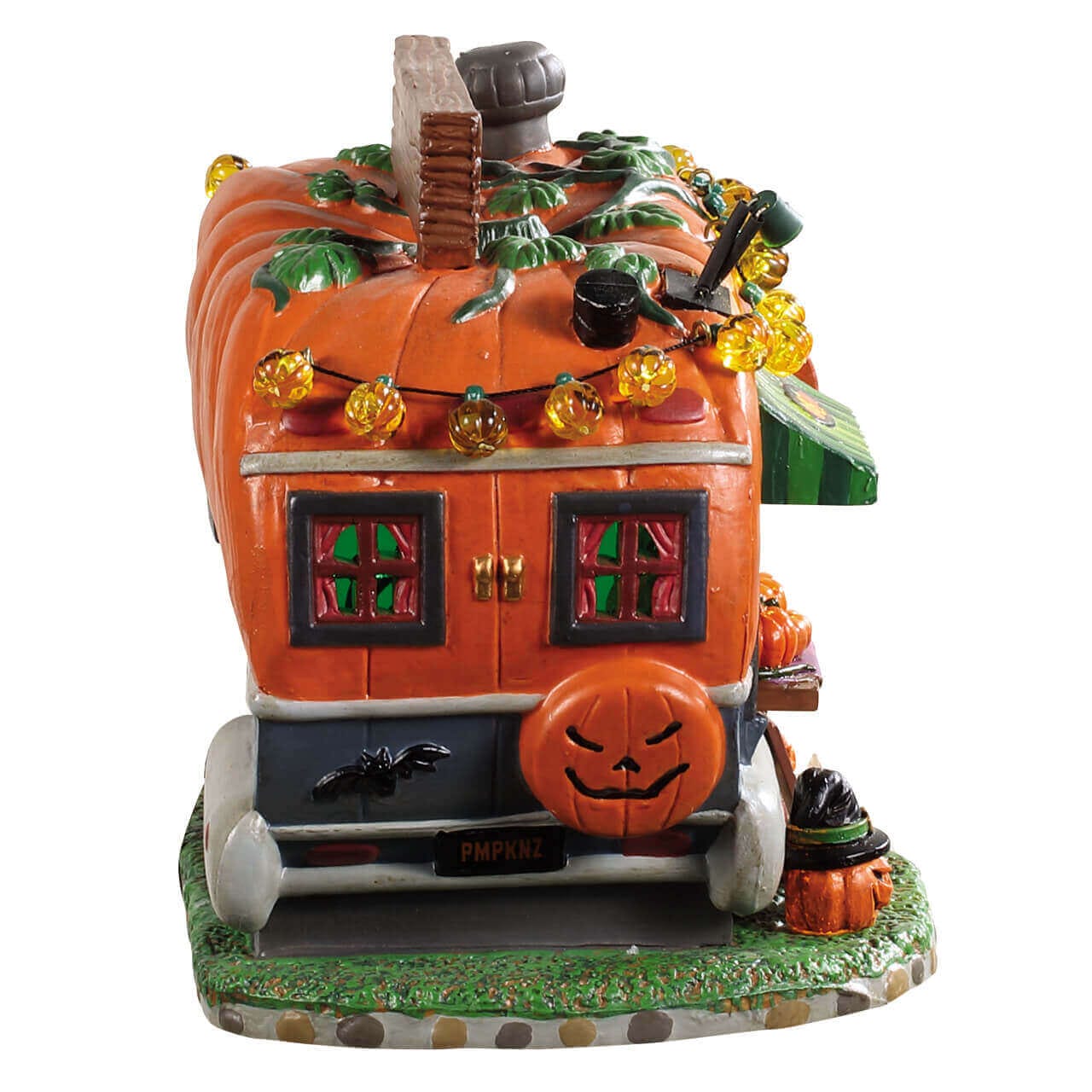 lemax-pick-me-pumpkin-wagon-remorque-citrouilles-lumineuse-spooky-town image 3