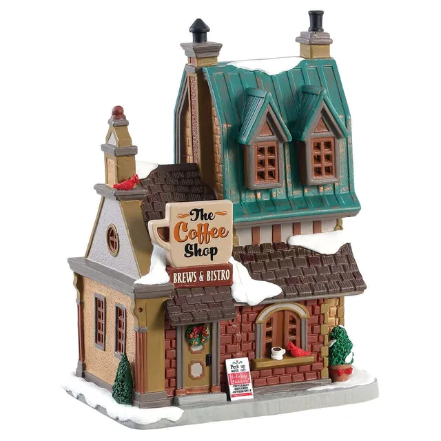 lemax-the-coffee-shop-caf-miniature-lumineux-village-de-no-l image 1