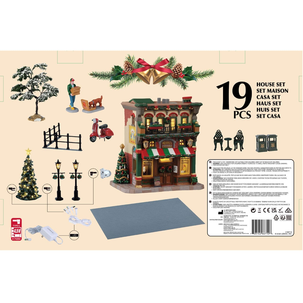 lemax-mario-s-pizzeria-bistro-set-maison-lumineuse-caddington-village image 3