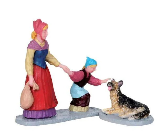 lemax-oh-can-i-pet-him-figurine-enfant-village-de-no-l image 1