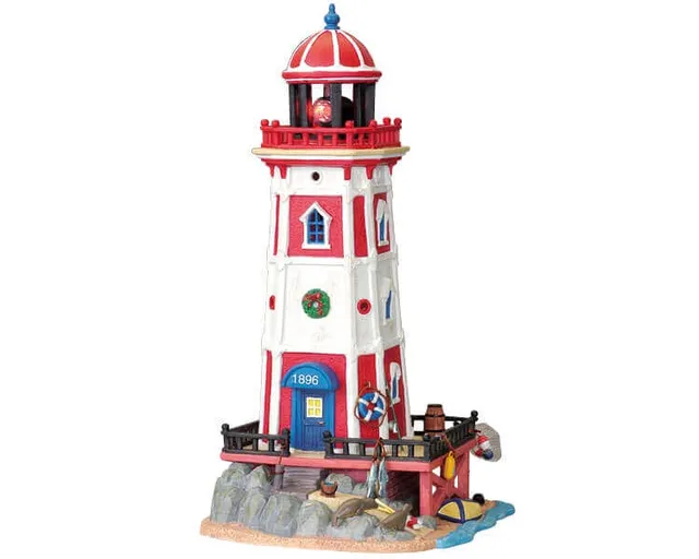 lemax-seal-harbor-lighthouse-phare-village-lumineux image 1