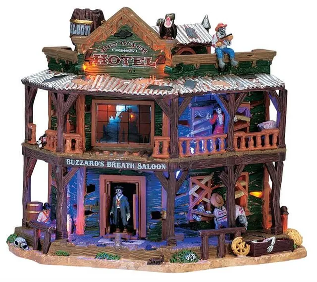 lemax-dry-gulch-hotel-b-timent-anim-spooky-town image 1