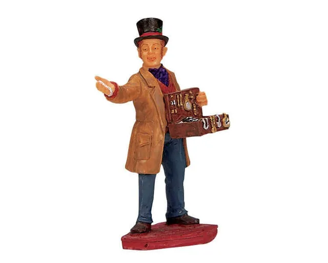 lemax-jewelry-seller-figurine-vendeuse-de-bijoux-village image 1