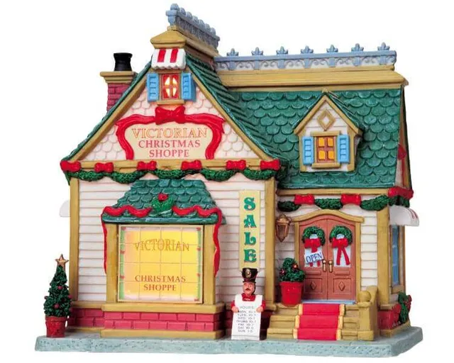 lemax-victorian-christmas-shoppe-boutique-de-no-l-lumineuse image 1
