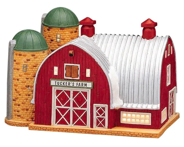 lemax-tucker-s-farm-ferme-miniature-lumineuse-village-de-no-l image 1