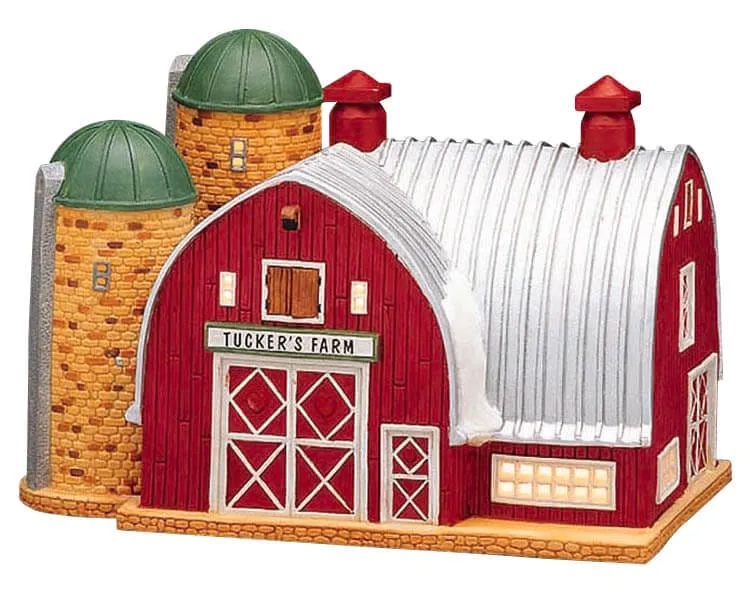lemax-tucker-s-farm-ferme-miniature-lumineuse-village-de-no-l image 1