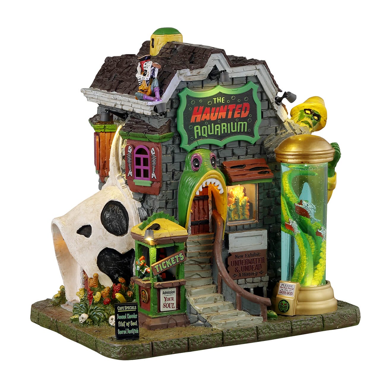 lemax-haunted-aquarium-aquarium-hant-spooky-town image 1